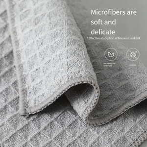 Multi-functional Large Coffee Specific Absorbent Quick Dry Cleaning Cloth <strong>Big</strong> Waffle Grid Design Kitchen <strong>Towel</strong> - Product Image 3