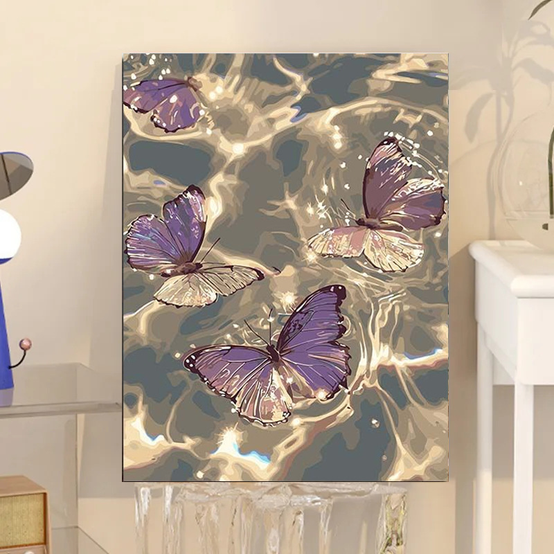 Papillon violet
