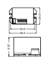 Mini sensor de movimiento infrarrojo PIR Detector humano Modelo DE LA SP-S36 para uso de luz Otro tipo