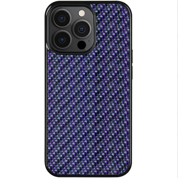 Fibre de carbone sergé 3K violet