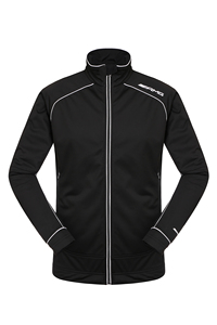 定制标志户外防风防水工作服运动徒步男士羊毛软壳夹克 - Product Image 5