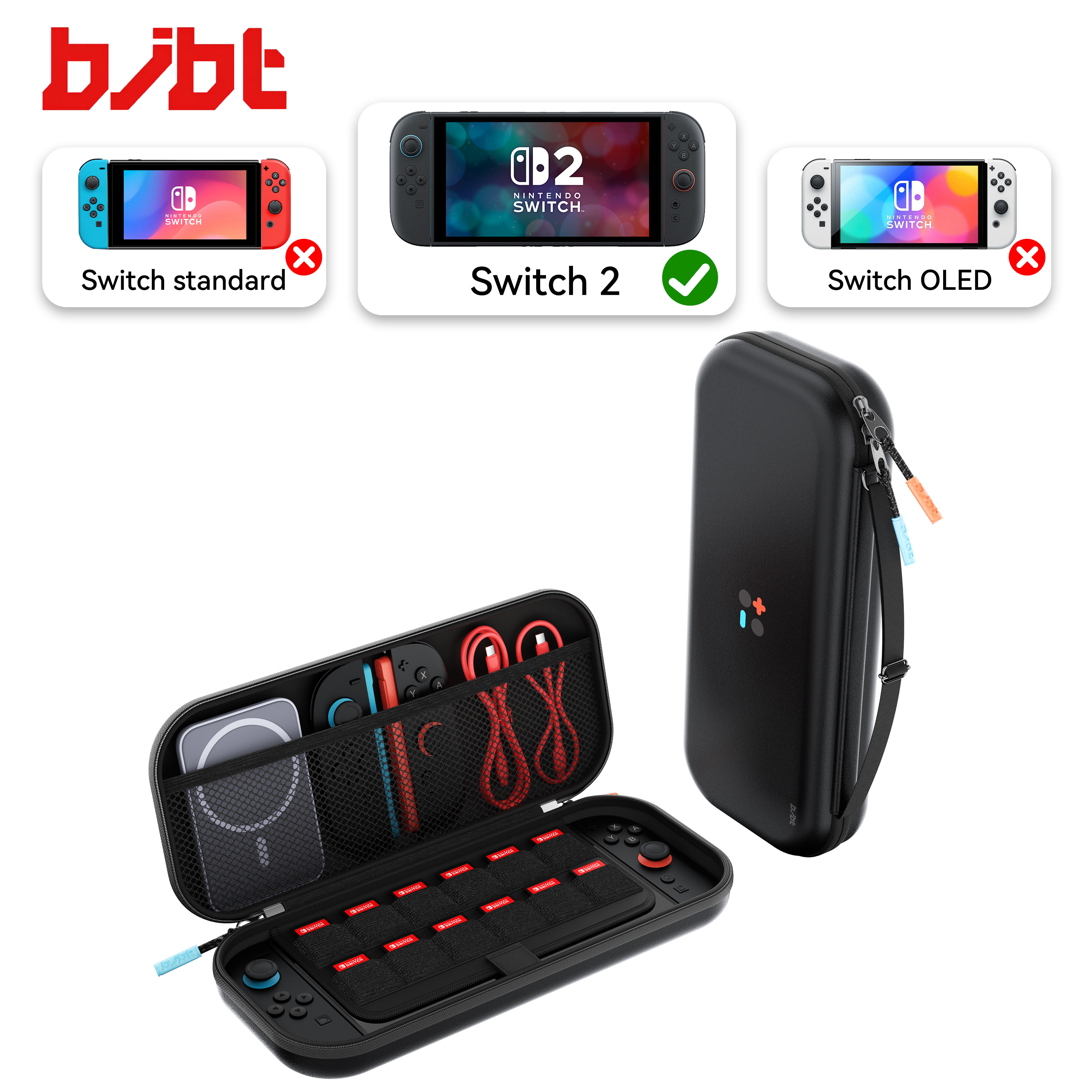 O+O- Negro para Switch 2