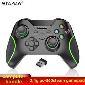 2.4G Wireless Black Joystick Game <strong>Controller</strong> with Vibration <strong>Function</strong> PC Steam Myth Legend Kong Compatible Black Legend - Product Image 4
