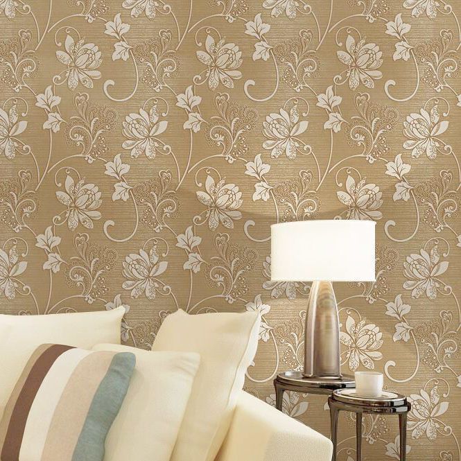 Qf version-butterfly flower-coffee color-10m per roll-5m
