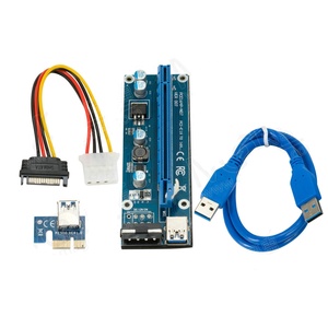 อุปกรณ์เสริมคอมพิวเตอร์อื่นๆสายต่อ USB 3.0 60ซม. Ver 007การ์ดลูกเกด Pcie 4-Pin 16x ถึง1x ไรเซอร์การ์ดขับเคลื่อน - Product Image 2
