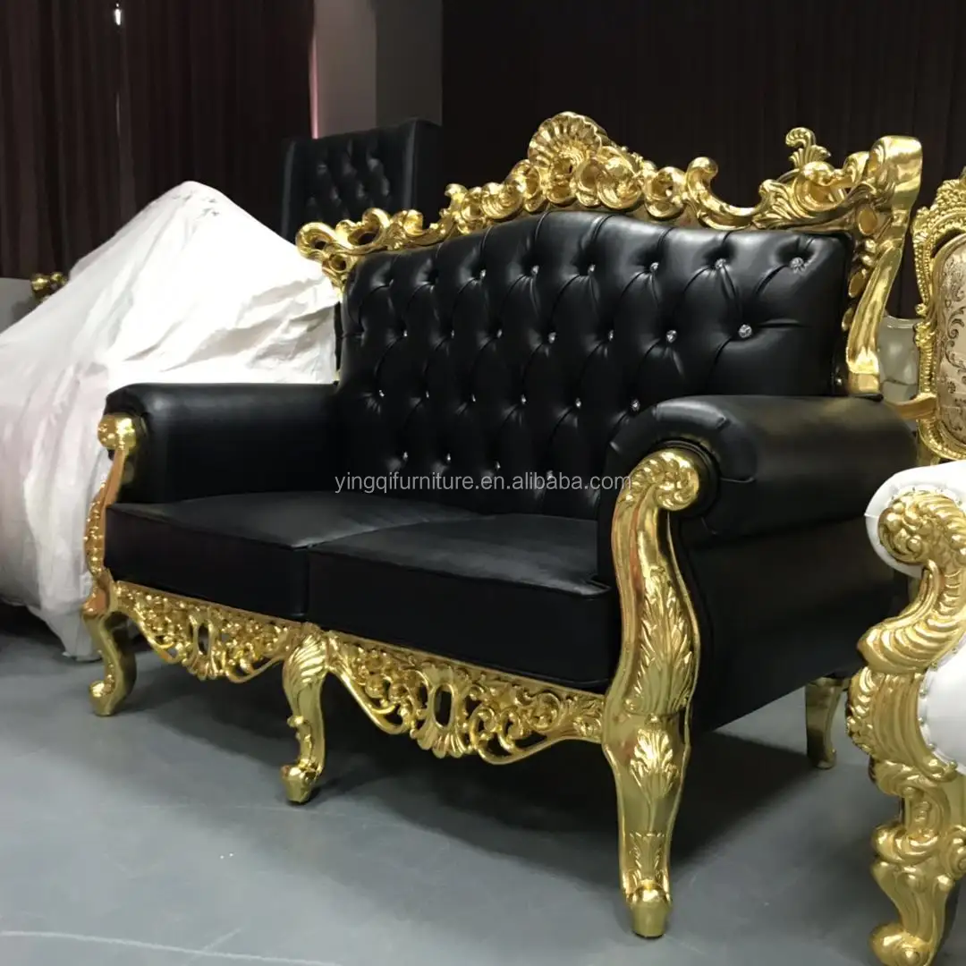 Sofá de boda, asiento de amor barroco, gran oferta