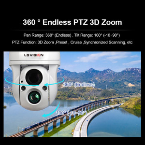 LS VISION户外安全监控IP摄像机4MP/8MP，内置警报器和微型sd卡存储选项网络摄像机 - Product Image 3
