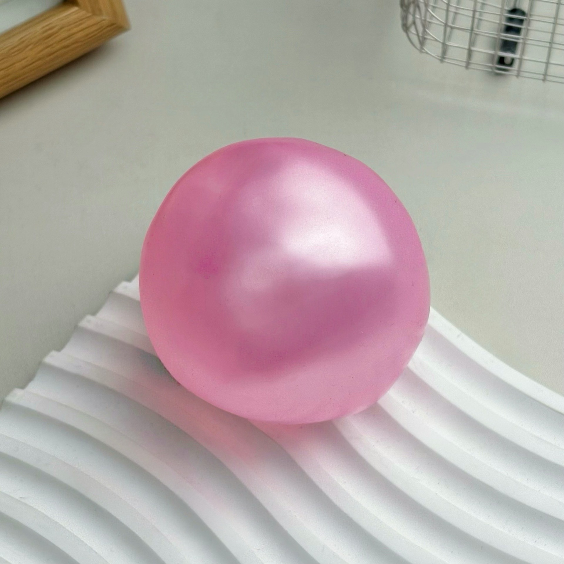 Boule faite à la main de poudre nacrée de 6 cm de vaseline
