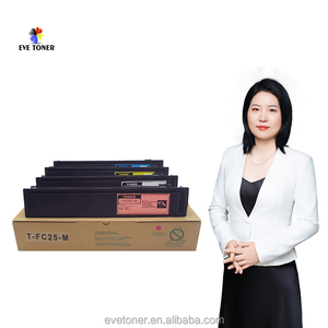 Compatible T FC25C C M Y K Color Toner Cartridge Refillable for <strong>Toshiba</strong> E Studio 2040 2540 3040