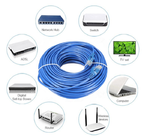Заводской кабель Huisheng Cat6 Cat6e SFTP соединительный шнур сетевой кабель Коммуникационный кабель щит RJ45 разъем - Product Image 6