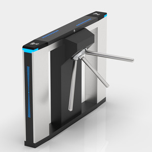 Vendita calda Semi-Auto treppiede tornelli carta lettore di impronte digitali treppiede tornello per palestra con frequenza di tempo - Product Image 3