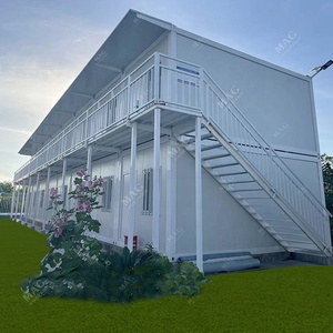 Casa contenedor prefabricada edificio modular estructura de acero