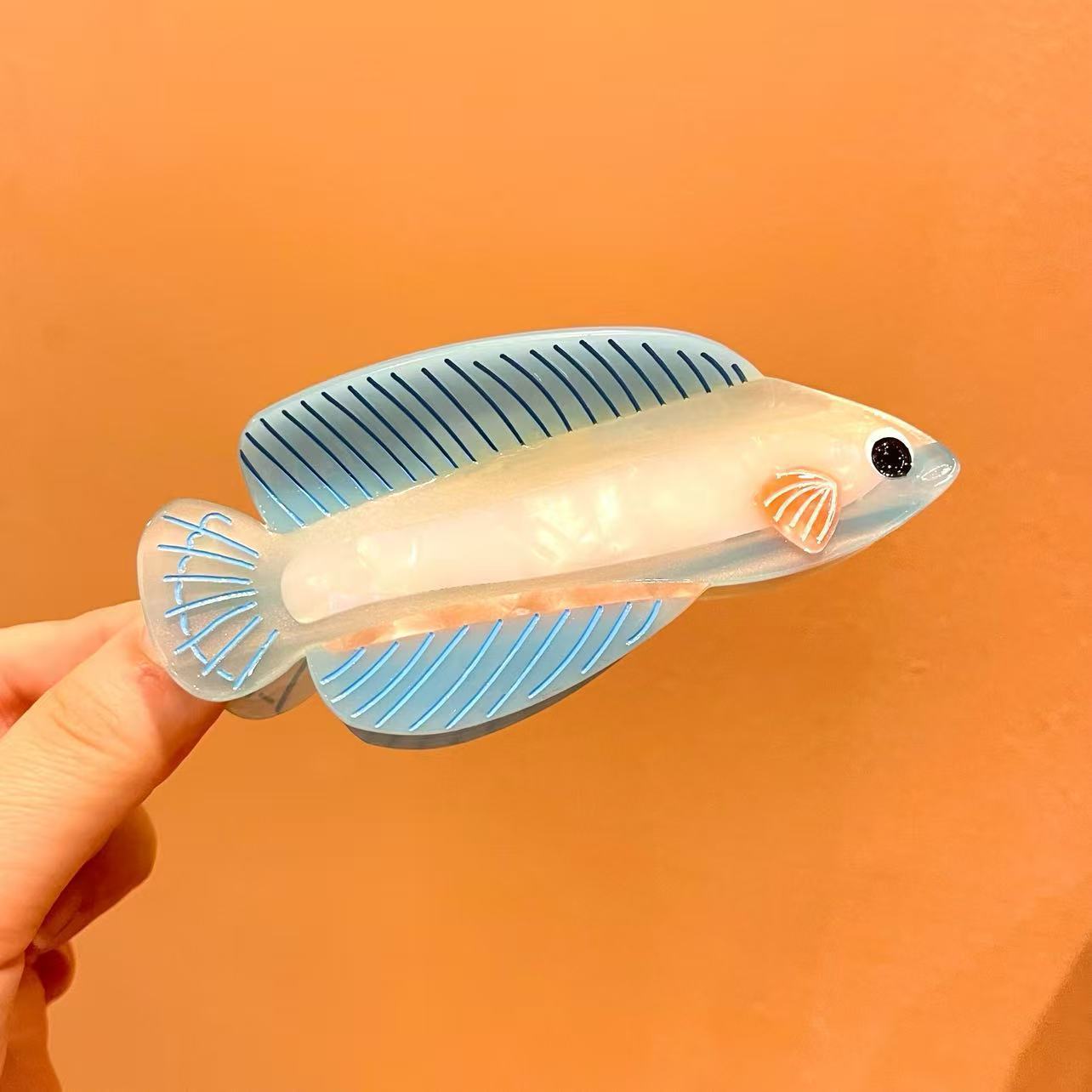 4 peces dragón azul plateado - 11cm x 5cm - 286g
