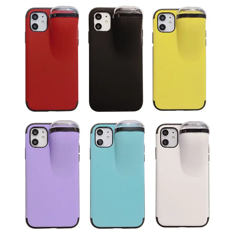 Nouvel arrivage Étui pour téléphone portable avec poche pour écouteurs Accessoires pour téléphone portable pour iPhone 6/6s/7/8 plus X/XS/XR/XS MAX/11