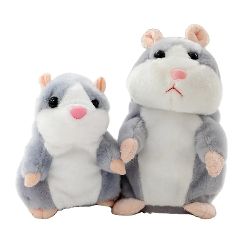 Aufnahme Hamster Plüsch tier Noding Nicken Hamster Gehen Hamster Puppe Musik Tier Plüsch Puppen für Kinder Geschenk