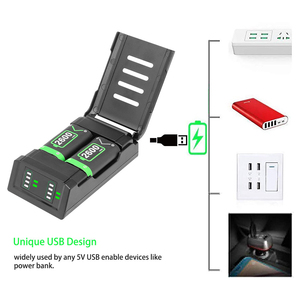 High品質バッテリー充電器xbox one/x/s/Elite/Series Xコントローラ充電式バッテリー2*2600 3000mahのバッテリー - Product Image 5