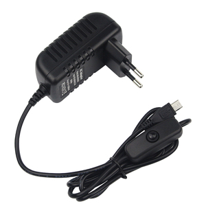 Raspberry Pi 3 Modell B Netzteil adapter 5V 3A Schalter taste Micro-USB-Ladegerät Nvidia Jetson Nano EU Education Maker Boards