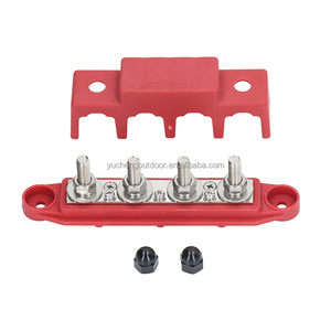 Çinko alaşımı ve pirinç brass 4 çıtçıt 250A M8 güvenli güç dağıtım bara kutusu - Product Image 3