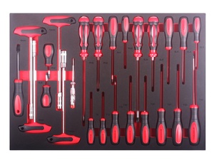 25pcsプロフェッショナルハンドツールセットアイテムスタードライバーセットEVAトレイ - Product Image 1