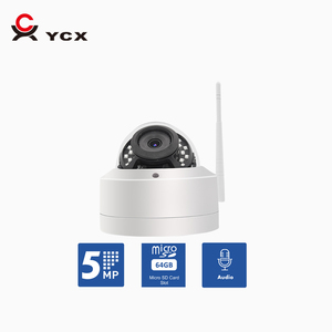 Camhi Pro กล้องวงจรปิดไร้สาย Wi-Fi P2P 5MP กล้องวงจรปิดรักษาความปลอดภัยภายนอกโดมไมค์ในตัวการตรวจจับมนุษย์ AI มุมกว้าง2.8มม. - Product Image 2
