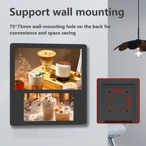 Vertikaler Dual-Screen-Ad-Player 13,3 "8" Touch Android Digital Signage-Display POE NFC für Einzelhandel geschäfte in Aufzugs restaurants - Product Image 5