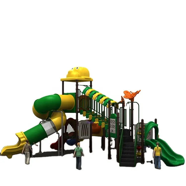 Prezzo di fabbrica parco giochi all'aperto, plastica playground equipment