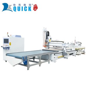 高効率ATC 1200x2800mm Cnc木材フライス盤切削Cnc Rputer積載プラットフォーム付き - Product Image 1