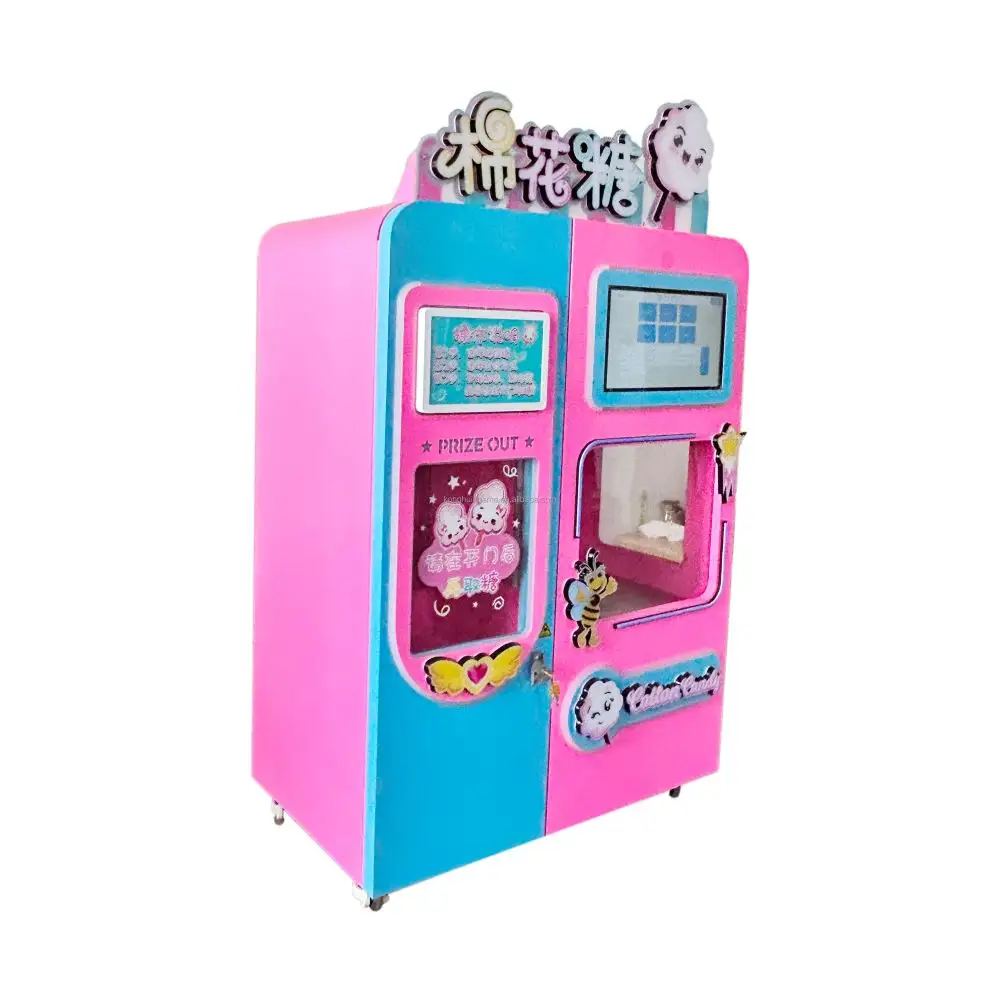 Fully Good Price Automatic Cotton Candy Machine In The World Candy Floss Machine For Outdoor Easy Earn Money Business