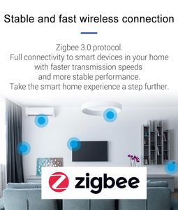 Пульт дистанционного управления Tuya, совместимый с Zigbee 3,0, беспроводной умный шлюз с голосовым управлением, Интеллектуальный Zigbee Passerelle - Product Image 3