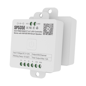 Светодиодный контроллер PWM SP530E SP531E SP532E SP533E SP534E SP535E работает с Wi-Fi BT WS2811 RGB RGBW RGBCCT светодиодный контроллер - Product Image 1
