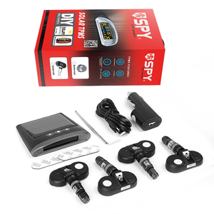 SPY V10 Digital <strong>Tire</strong> Gauges with Internal Sensor Solar Power TMPS <strong>Tire</strong> Pressure Monitoring System LCD Display <strong>Tire</strong> Gauge