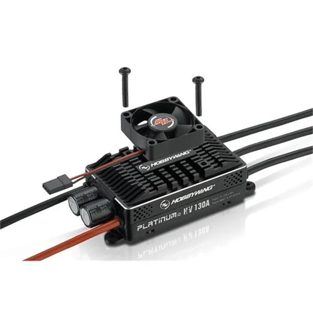 Hobbywing Platinum HV 130A V4 BEC/OPTO 5-14S Lipo moule vide ESC sans balais pour Drone RC hélicoptère à aile fixe VTOL avion jouet