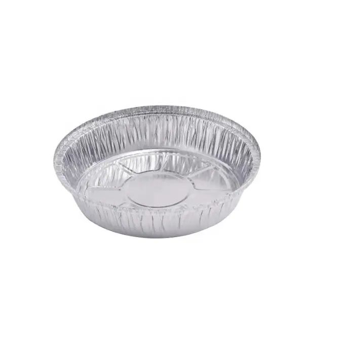 Good Quality Disposable 7 inch Round Aluminum Foil Container home kitchen use bbq
