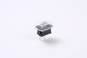 Anahtarı ile su geçirmez kapak 250V 3A on-off İki pozisyon mini KCD-117 anahtarları 2 pin Rocker anahtarı - Product Image 2