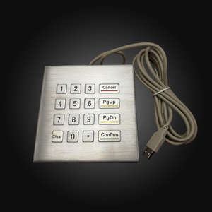 Desktop-Tastatur Numerische Metall tastatur 12 Tasten Layout - Product Image 4