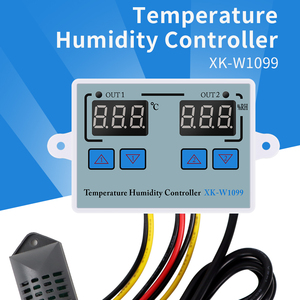 Interruttore di controllo della temperatura a LED digitale XK-W1099 professionale incubatore di uova 10A, controllo di umidità a doppia temperatura - Product Image 3