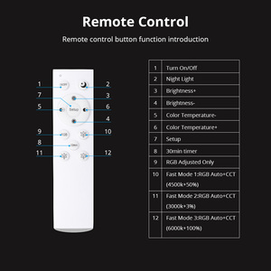 Zemismart 34W akıllı WiFi LED tavan lambası CCT RGB renkli arka işık Alexa Google ev Tuya çift katmanlı dim akıllı ev - Product Image 6