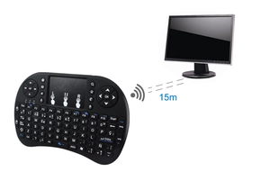 Teclado inalámbrico I8 de 2,4G I8 Air Fly Mouse retroiluminado inglés ruso Español Francés Control remoto para Android Tv Box - Product Image 3