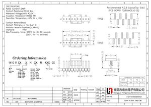 1.27mm Pitch Pin <strong>Header</strong> 1-50pin <strong>SMT</strong> Type Single Row Socket PCB Straight/right Male Power Pin <strong>Header</strong> Connector - Product Image 6