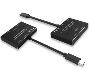 <strong>KVM</strong> USB C Two-way <strong>Switch</strong> 1x2/2x1 USB 3.<strong>1</strong> Splitter Data Video Switcher 8K @ 30Hz PD 100W for PC Monitor Mobile Phone Multi-source