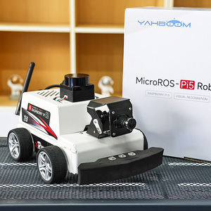 MicroROS-Pi5 pädagogisches ROS2-Auto mit ESP32 Co-Prozessor-Erweiterungs karte MS200 TOF Lidar Design für Raspberry Pi 5