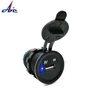 12V USB插座3.0双USB电源插座DIY车载充电器插座带触摸开关智能12V 24v快速充电器防水 - Product Image 4