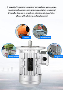 全铜B5大框法兰三相感应电机380v 1.5kw 1400转/分防水S1异步电机<span class=keywords><strong>Y2</strong></span>系列