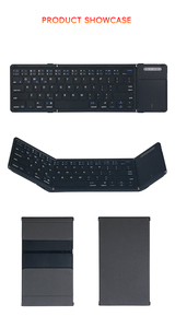 2024 recargable Mini inalámbrico portátil Bluetooth plegable teclado plegable con panel táctil para teléfonos móviles y Tablet PC - Product Image 6