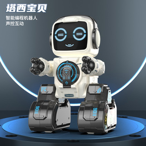 Giocattolo Robot umanoide elettronico intelligente per bambini Intelligent B/O Six Claws Walking Robot da ballo meccanico con musica leggera - Product Image 2