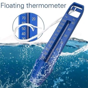 Economy Large Plastic Scoop Piscina Agua Dial Termómetro Funcional Hogar Piscina Carne Termómetro con cuerda - Product Image 4