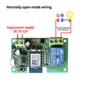 DC7V-32V TUYA Smart WIFI/Bluetooth Garage porta ricevitore modulo telecomando interruttore modulo supporto Alexa, Google Home - Product Image 4