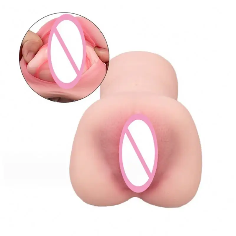 Wholesale Retail Real Pussy Male Masturbador Sex Toys Man Adult Toy Rubber Oral Vagina Sexy Pocket Cup