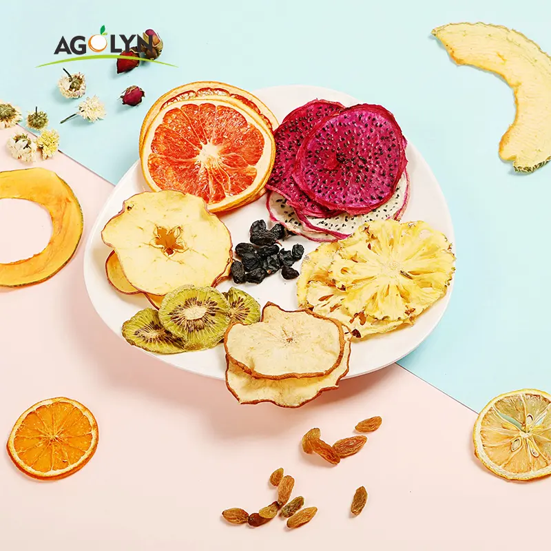 Tranche de fruits déshydratés sans sucre ajouté sans soufre thés aux fruits secs comestibles