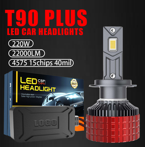 X Giấc Mơ T90 cộng với chất lượng cao xe <span class=keywords><strong>Led</strong></span> Đèn Pha 220W 22000LM H1 H7 H8 H11 9005 9006 9012 H4 H13 <span class=keywords><strong>Led</strong></span> Đèn Pha - Product Image 2